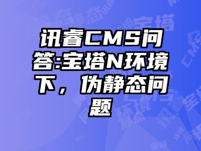 讯睿CMS问答:宝塔N环境下，伪静态问题
